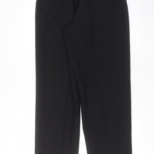 BHS Womens Black  Polyester Trousers  Size 12 L28 in Regular