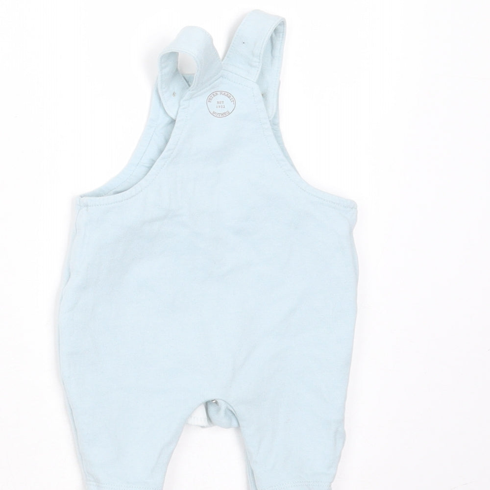 Peter Rabbit Baby Blue  Cotton Dungaree Outfit/Set Size Newborn   - peter rabbit