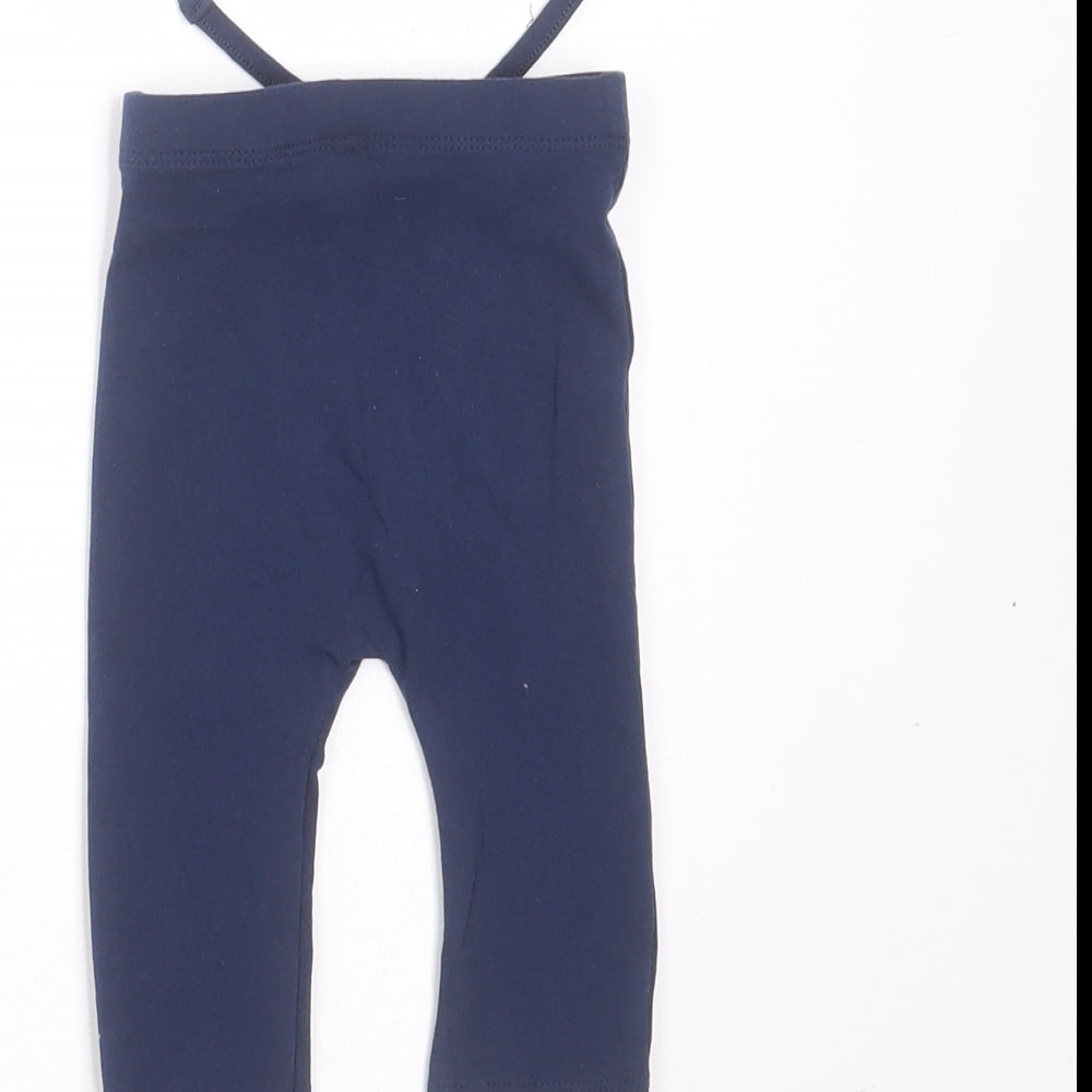 Matalan Baby Blue  Cotton  Leggings Size 0-3 Months