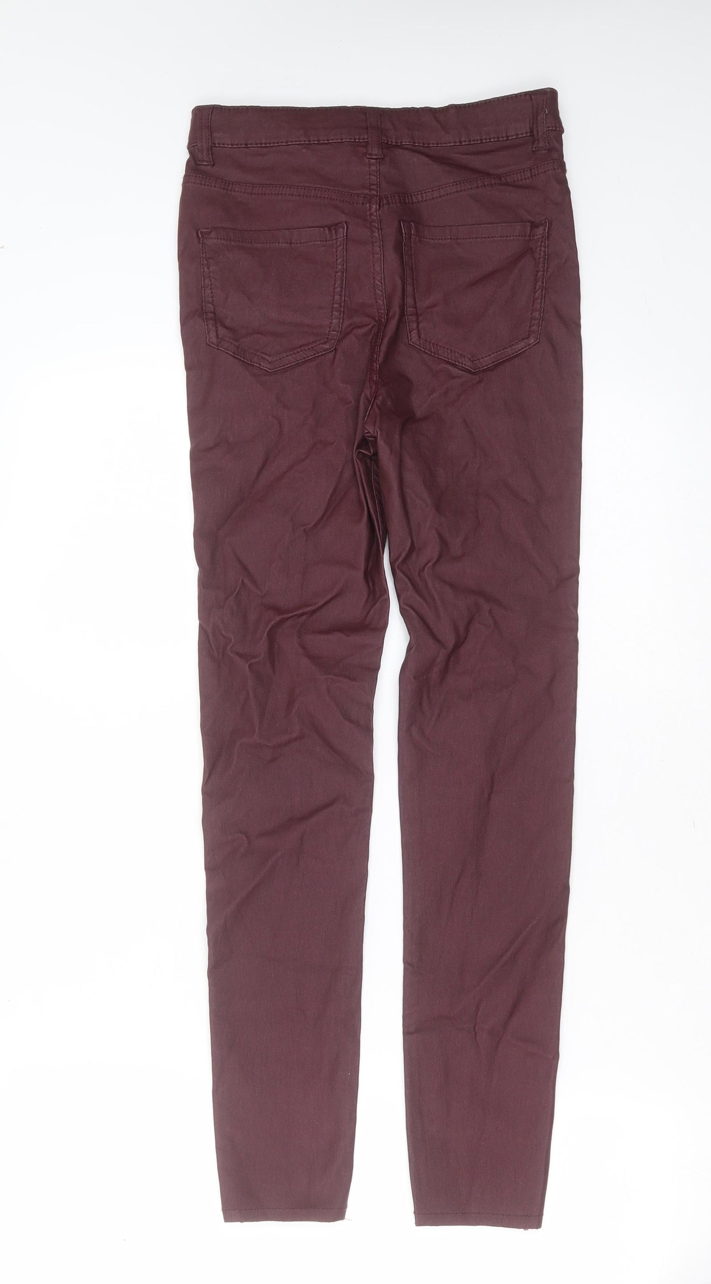 George Girls Purple  Vinyl Skinny Jeans Size 11-12 Years  Extra-Slim
