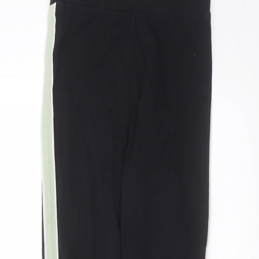 New Look Girls Black  Cotton Carrot Trousers Size 10-11 Years  Extra-Slim  - leggings