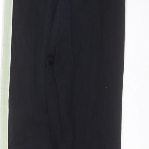 New Look Girls Black  Cotton Carrot Trousers Size 10-11 Years  Extra-Slim  - leggings