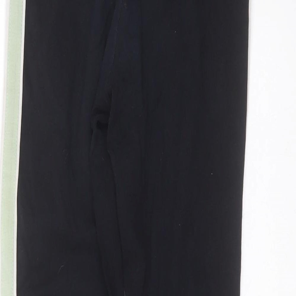 New Look Girls Black  Cotton Carrot Trousers Size 10-11 Years  Extra-Slim  - leggings