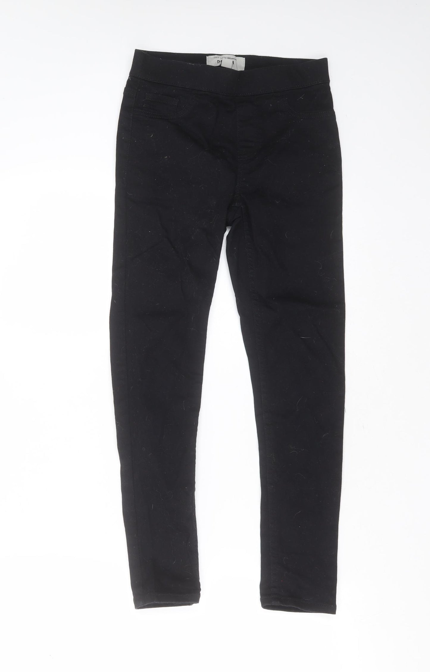 New Look Girls Black  Cotton Jegging Jeans Size 11 Years  Extra-Slim