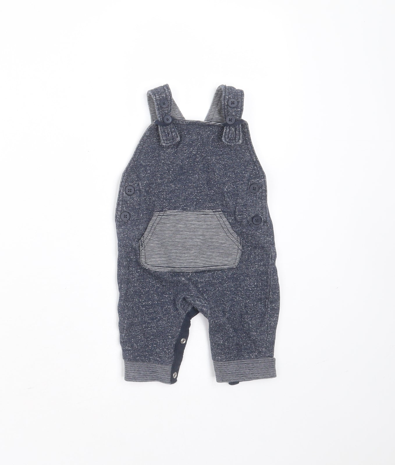 George Baby Blue  Cotton Dungaree Outfit/Set Size 0-3 Months