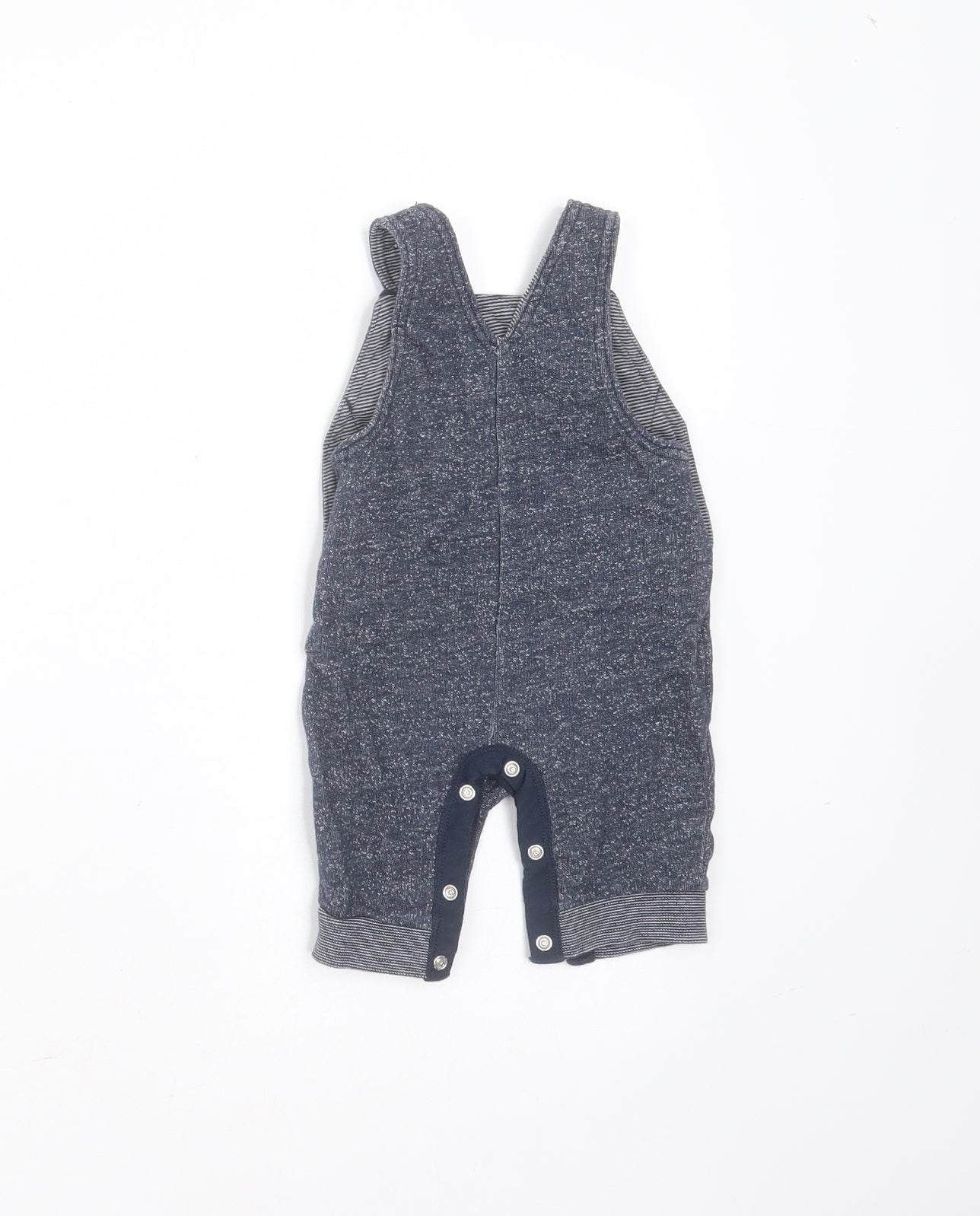 George Baby Blue  Cotton Dungaree Outfit/Set Size 0-3 Months