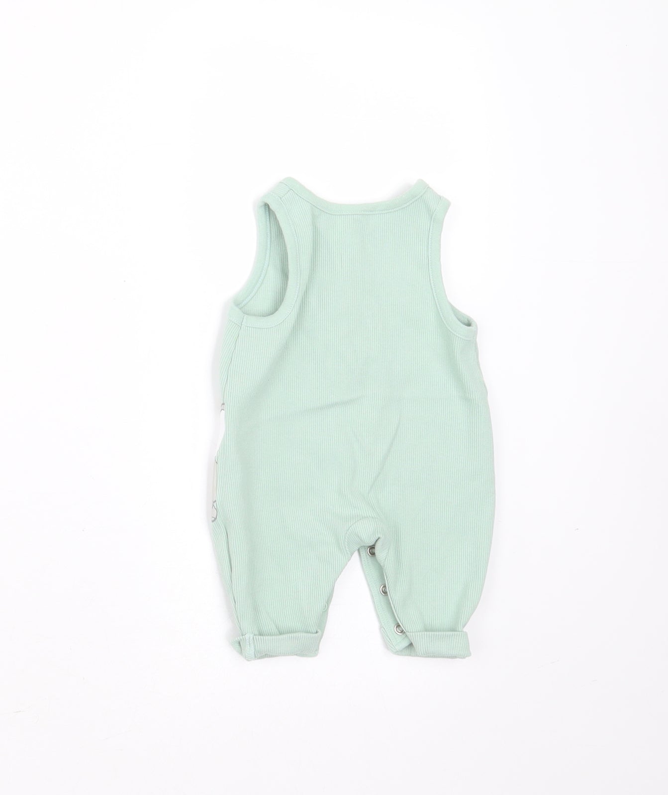 Disney Baby Baby Green  Cotton Romper One-Piece Size Newborn   - dumbo
