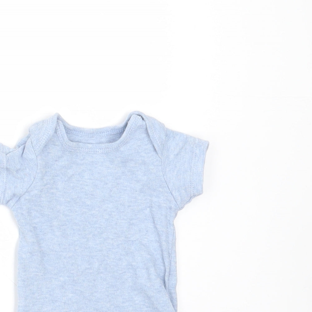 TU Baby Blue  Cotton Babygrow One-Piece Size Newborn