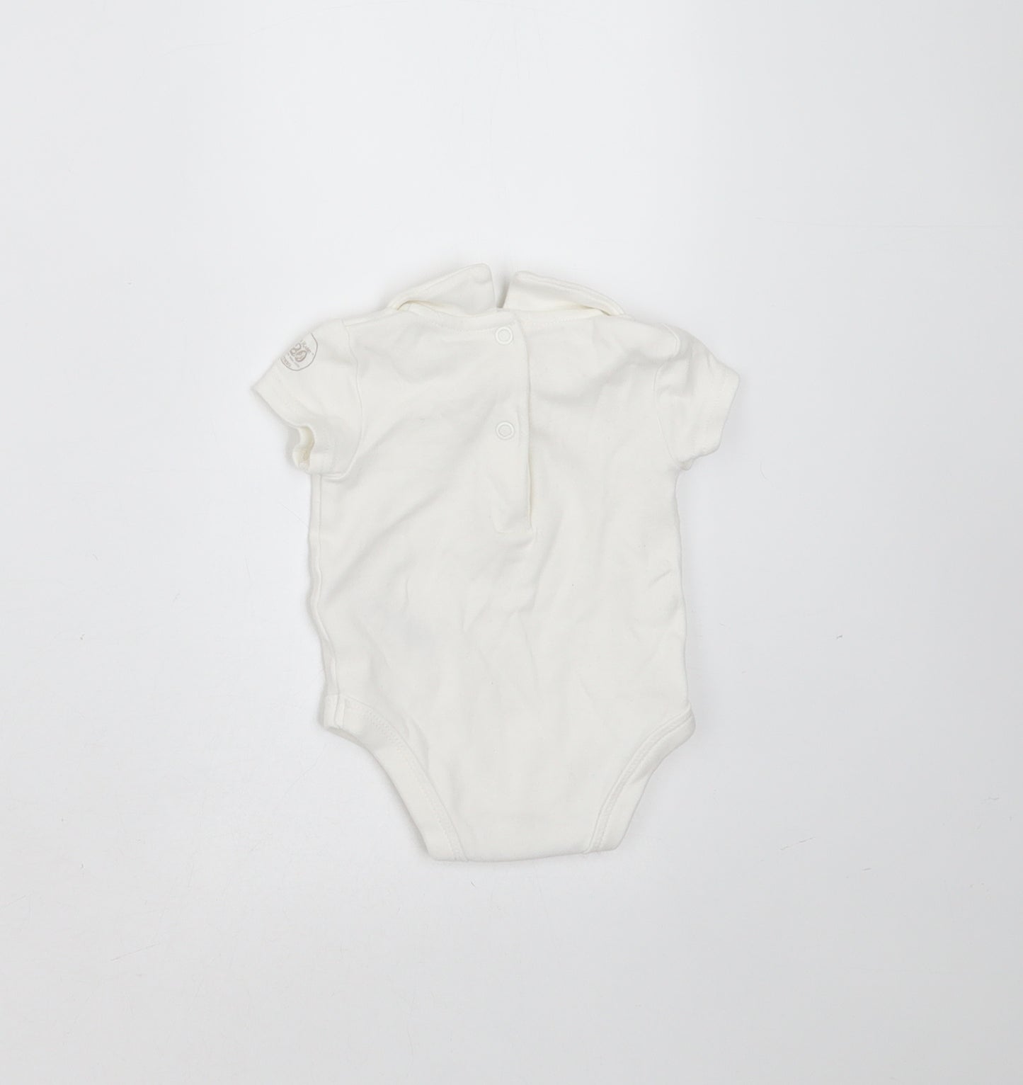 Peter Rabbit Baby White  Cotton Babygrow One-Piece Size 0-3 Months   - peter rabbit