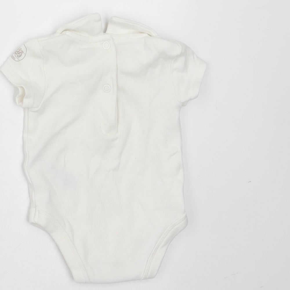 Peter Rabbit Baby White  Cotton Babygrow One-Piece Size 0-3 Months   - peter rabbit