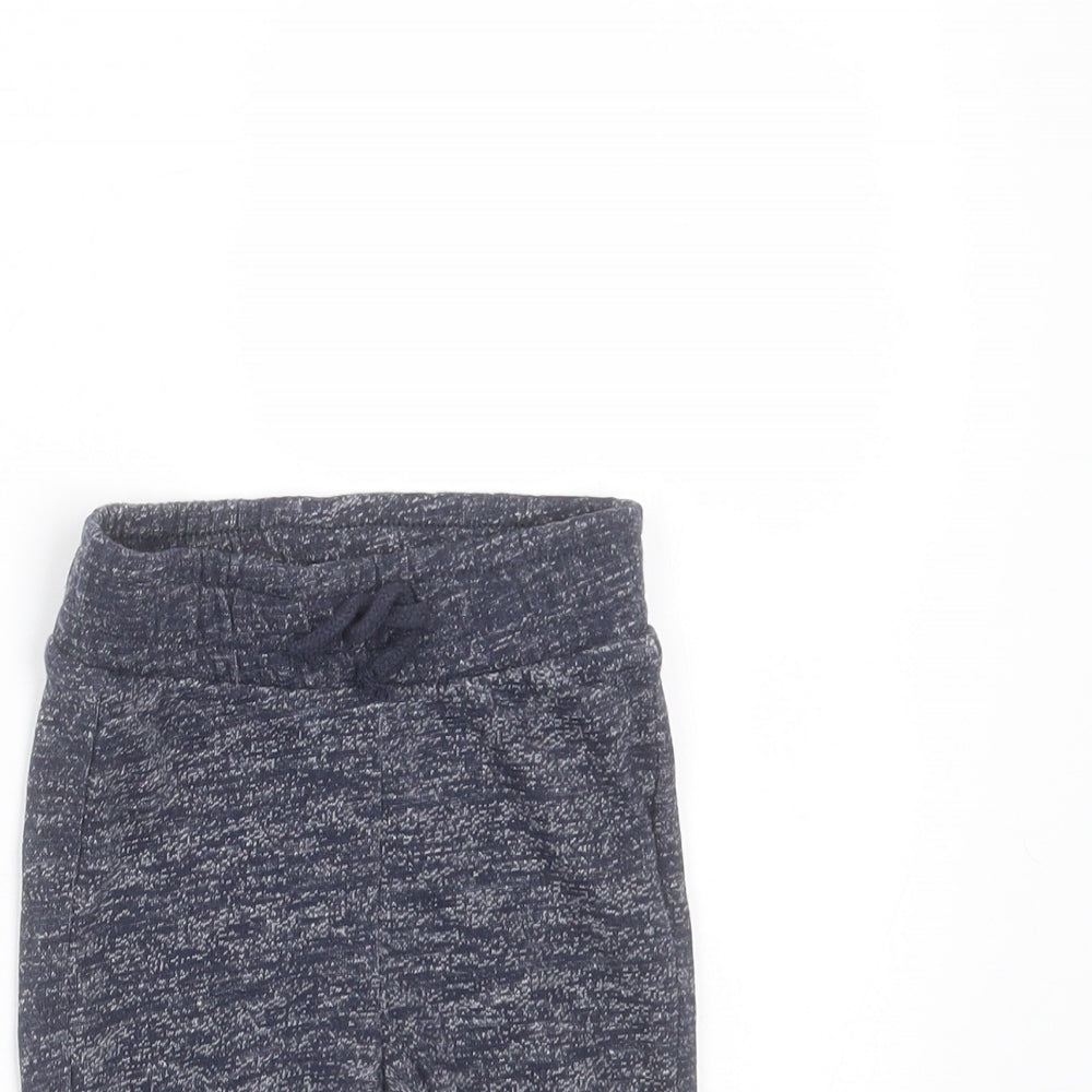 Nutmeg Baby Blue  Cotton Jogger Trousers Size 0-3 Months  Drawstring