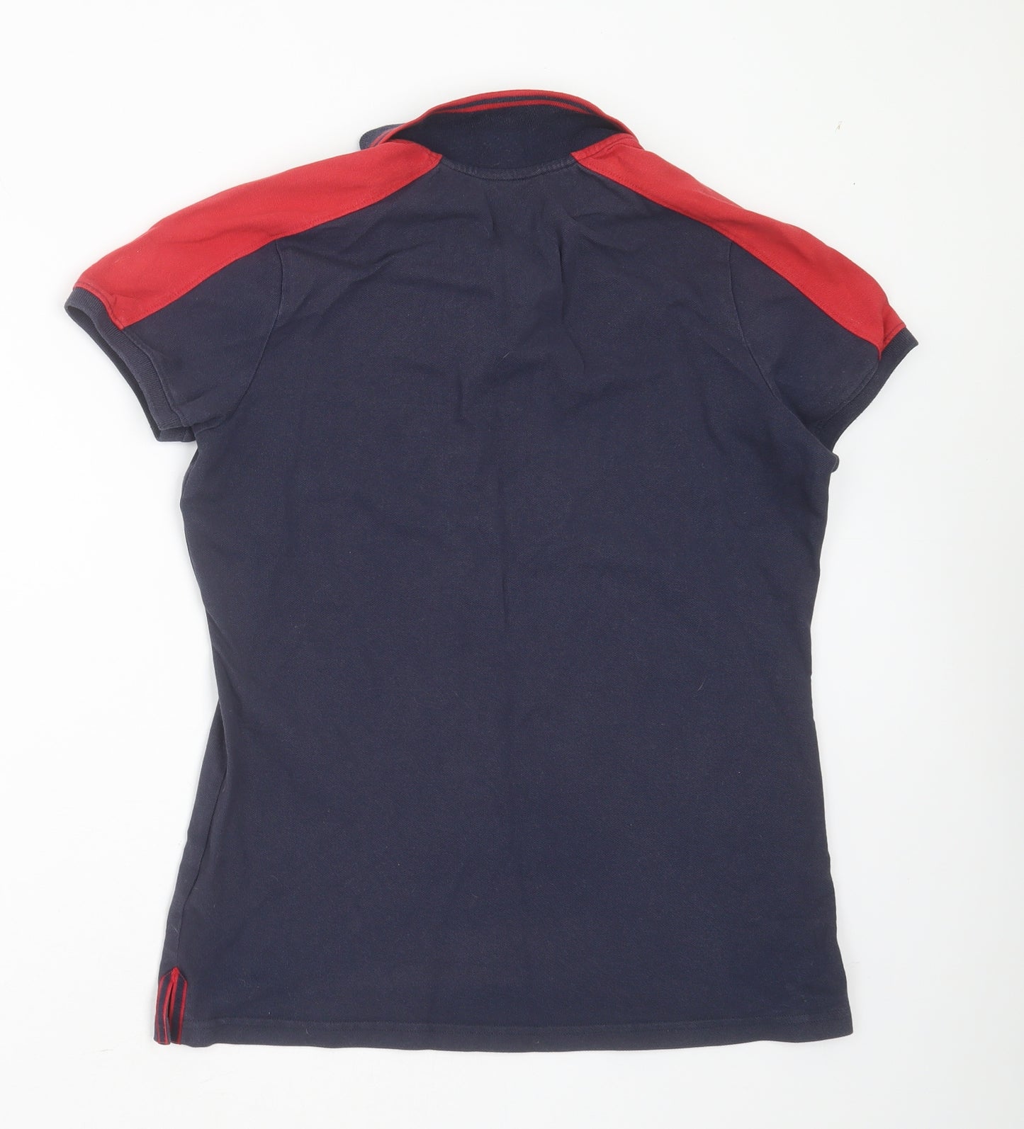 Ariat Womens Blue  Cotton Basic Polo Size XL Collared