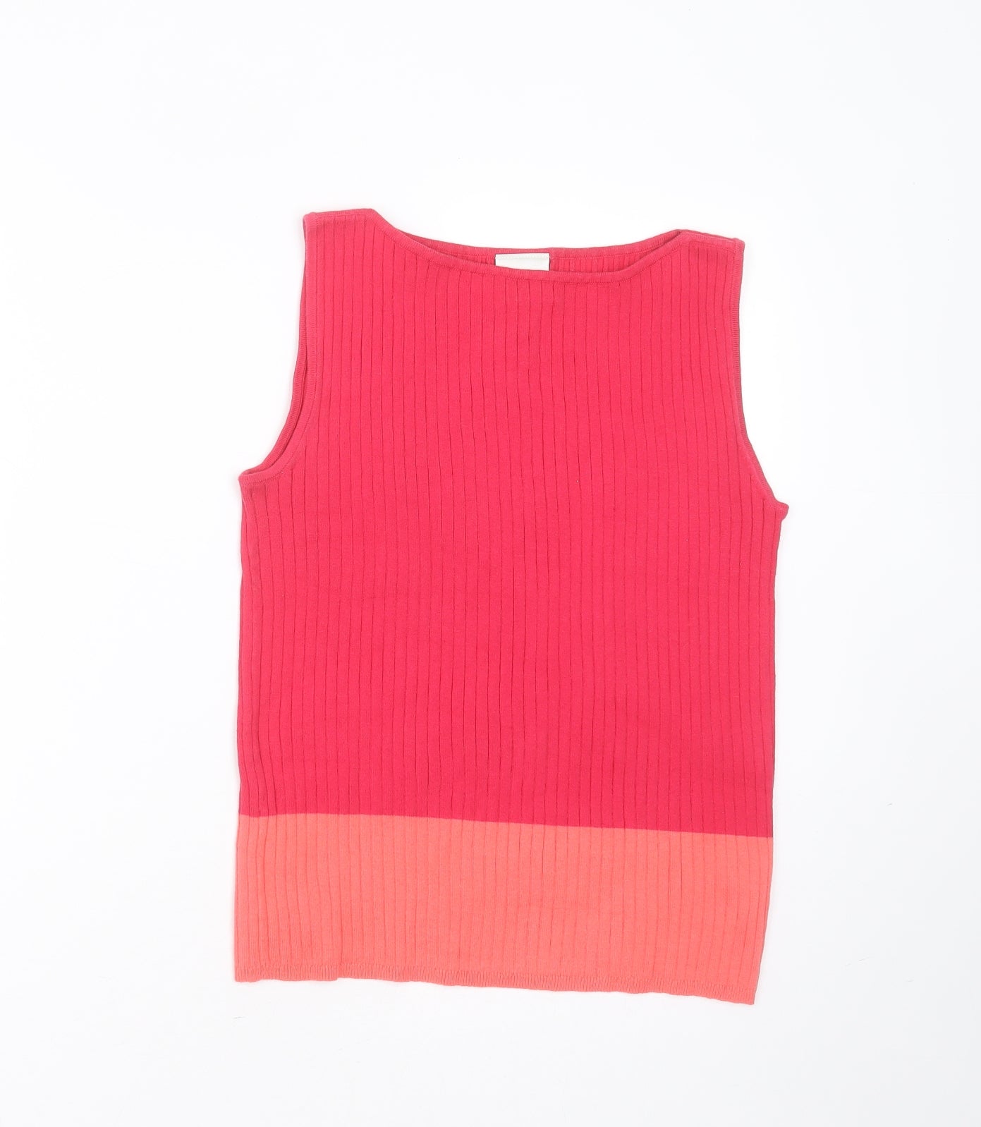 NEXT Womens Pink Boat Neck  Cotton Pullover Jumper Size 14