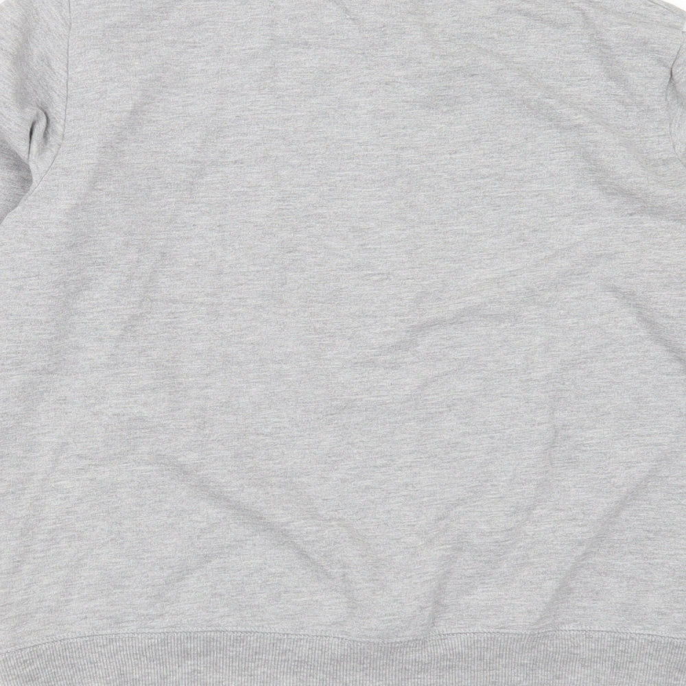 ASOS Womens Grey  Cotton Pullover Sweatshirt Size 8