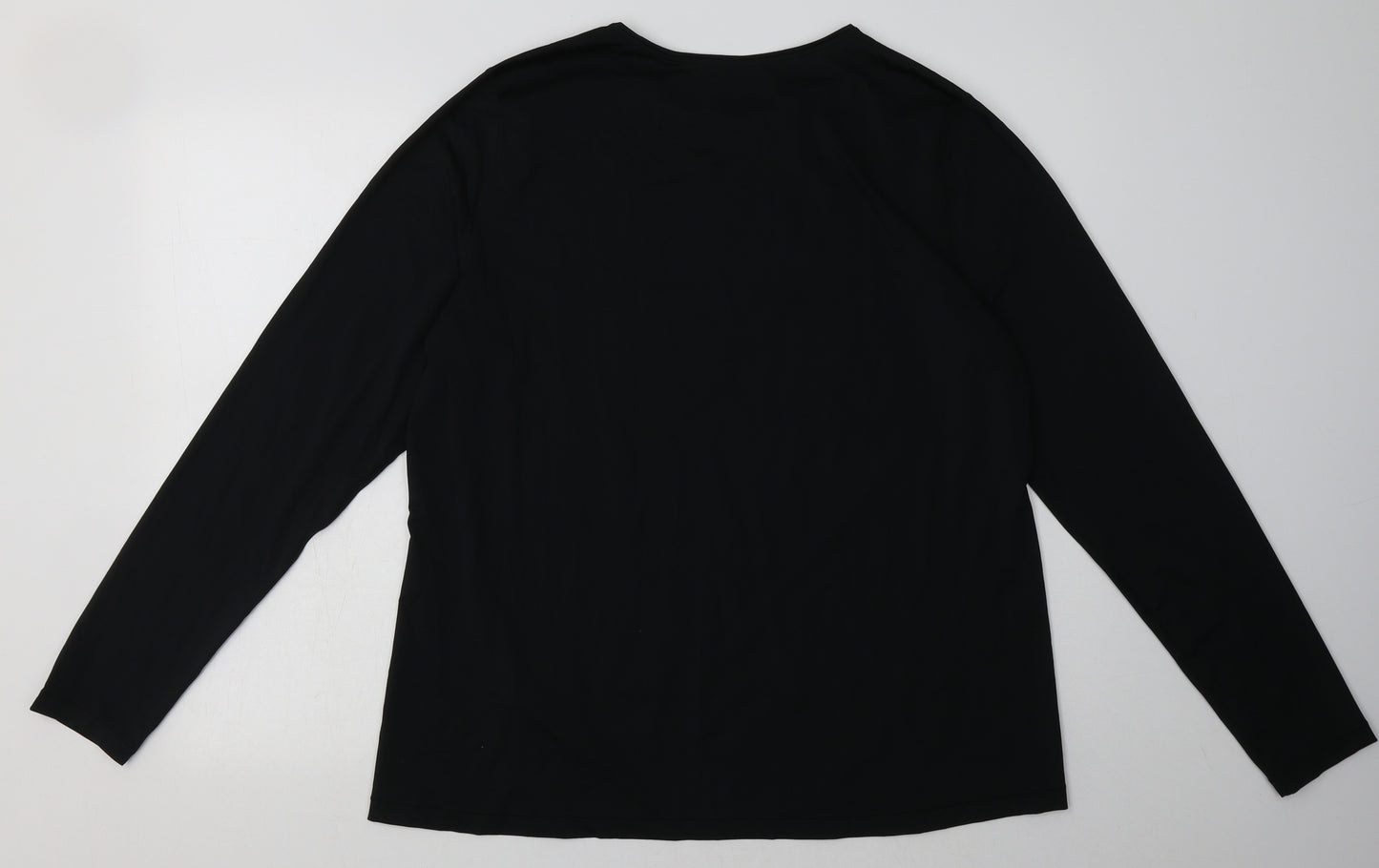 Nike Mens Black  Polyester Basic Casual Size 2XL Crew Neck Pullover