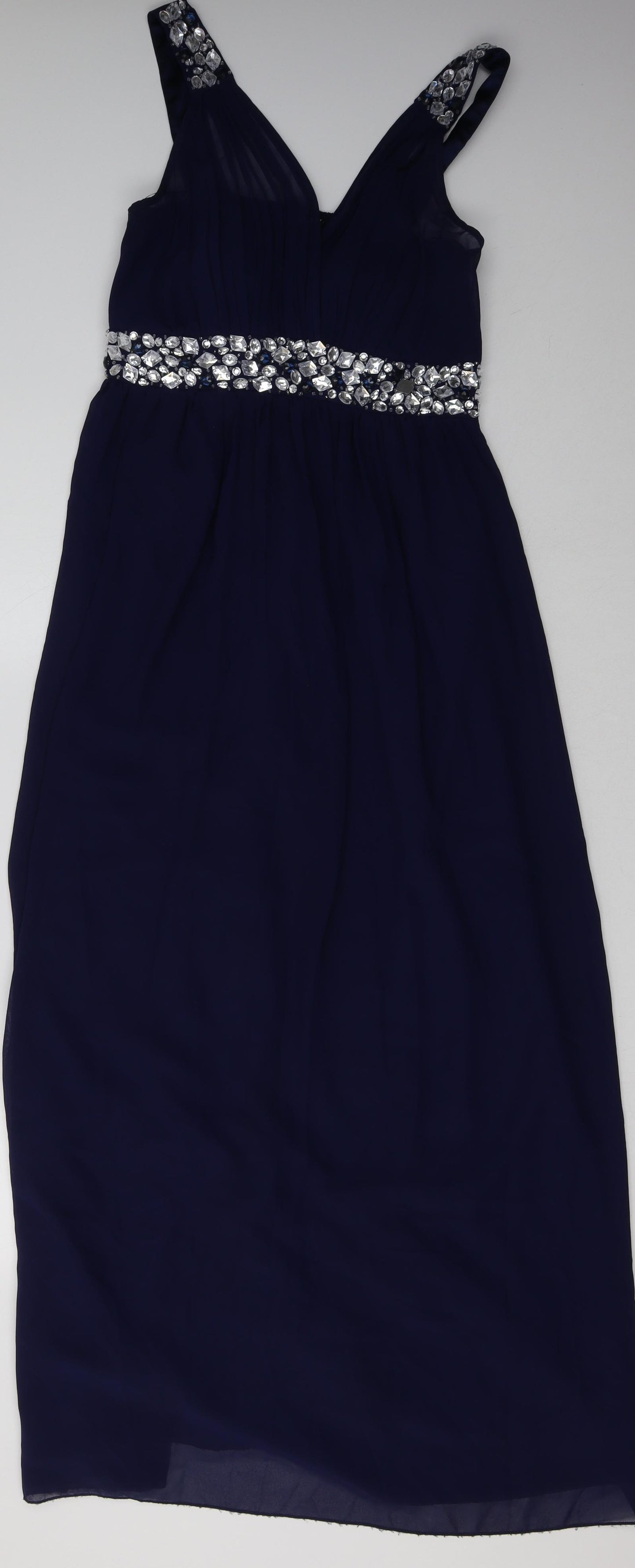 Quiz Womens Blue  Polyester A-Line  Size 16  V-Neck Pullover