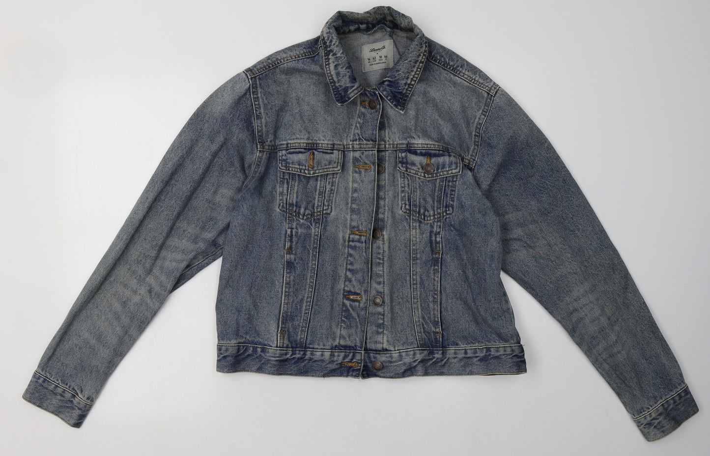 Primark Womens Blue   Jacket  Size 14  Button