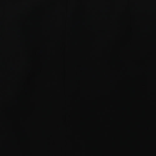 Matalan Womens Black  Polyester A-Line Skirt Size 16   Zip