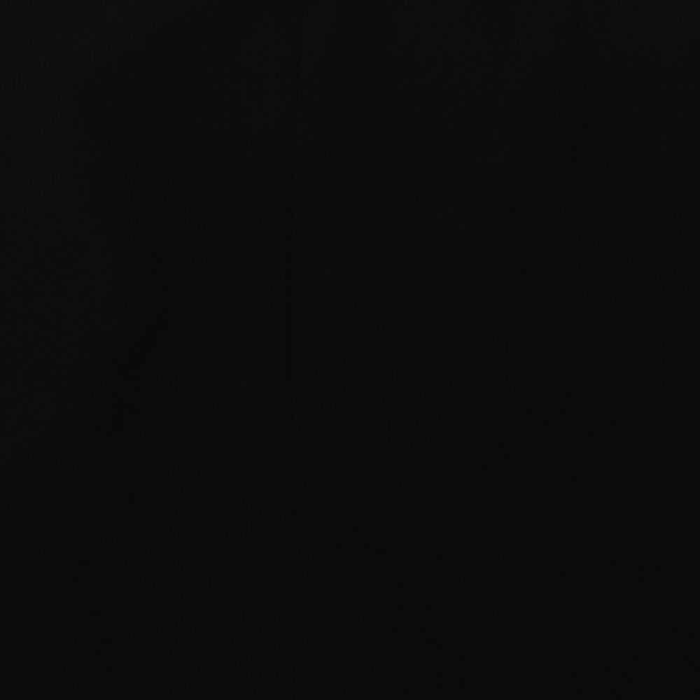 Matalan Womens Black  Polyester A-Line Skirt Size 16   Zip