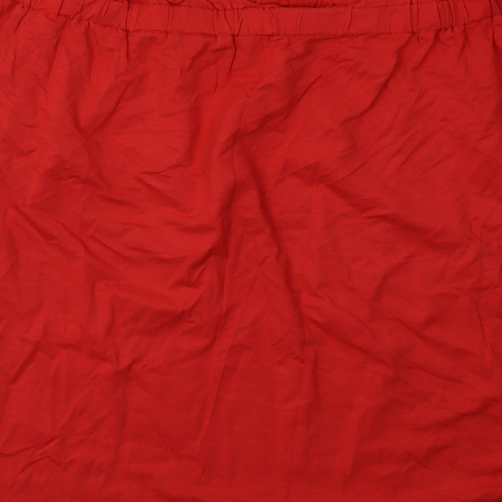 George Womens Orange  Viscose Basic Blouse Size 18 Off the Shoulder - Lace Detail