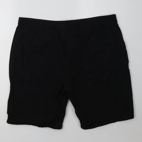Primark Mens Black  Coir Chino Shorts Size 40 L10 in Regular Button