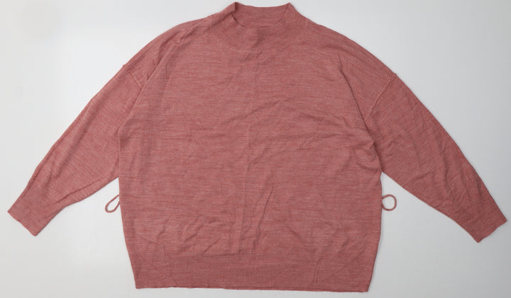 Debenhams Womens Pink Acrylic Pullover Sweatshirt Size 18 Pullover