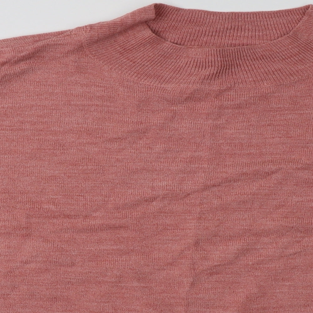 Debenhams Womens Pink  Acrylic Pullover Sweatshirt Size 18  Pullover