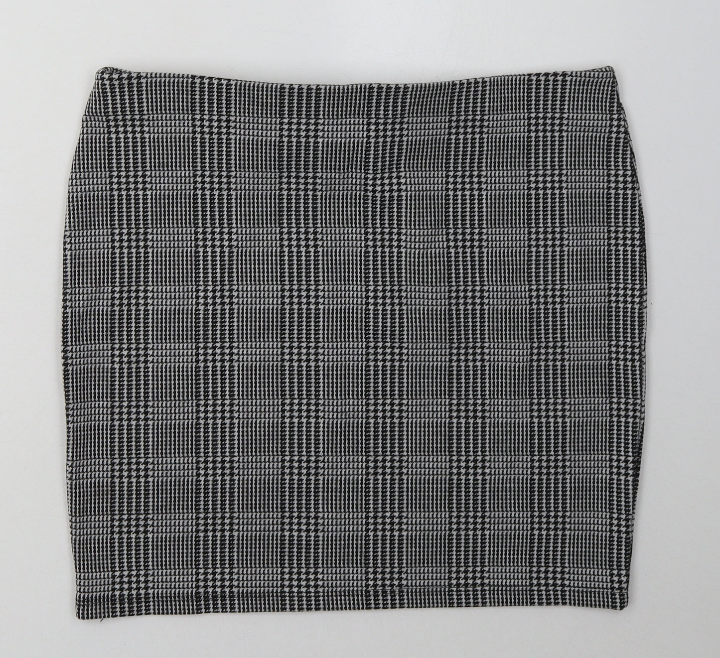 New Look Womens Grey  Viscose A-Line Skirt Size 16