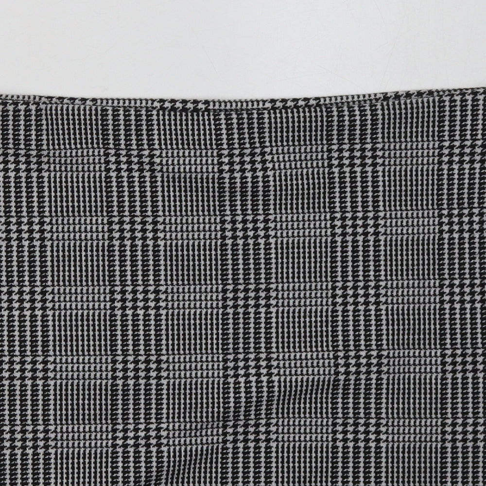 New Look Womens Grey  Viscose A-Line Skirt Size 16