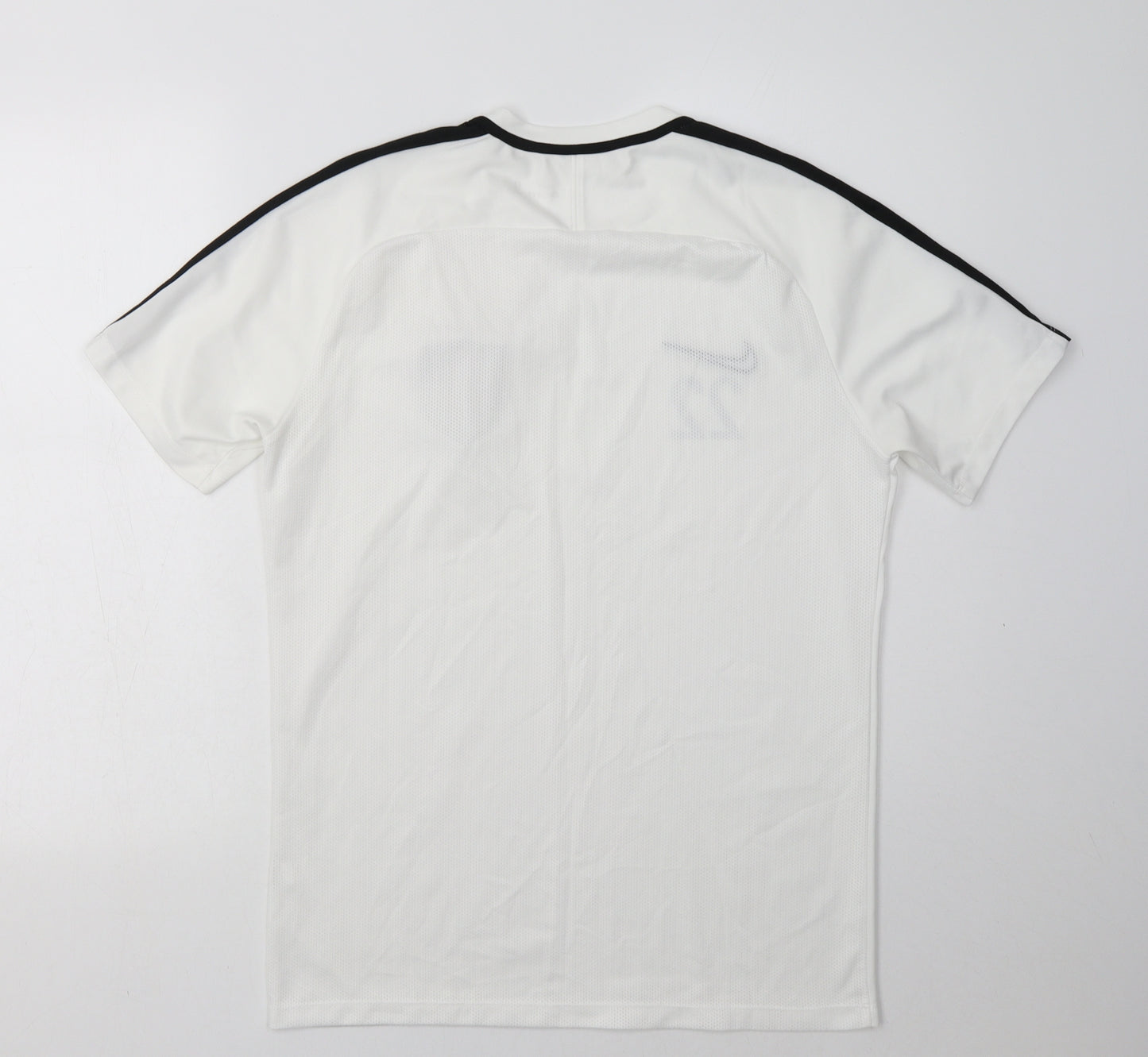 Nike Mens White  Polyester Basic T-Shirt Size M Crew Neck Pullover - the nomads