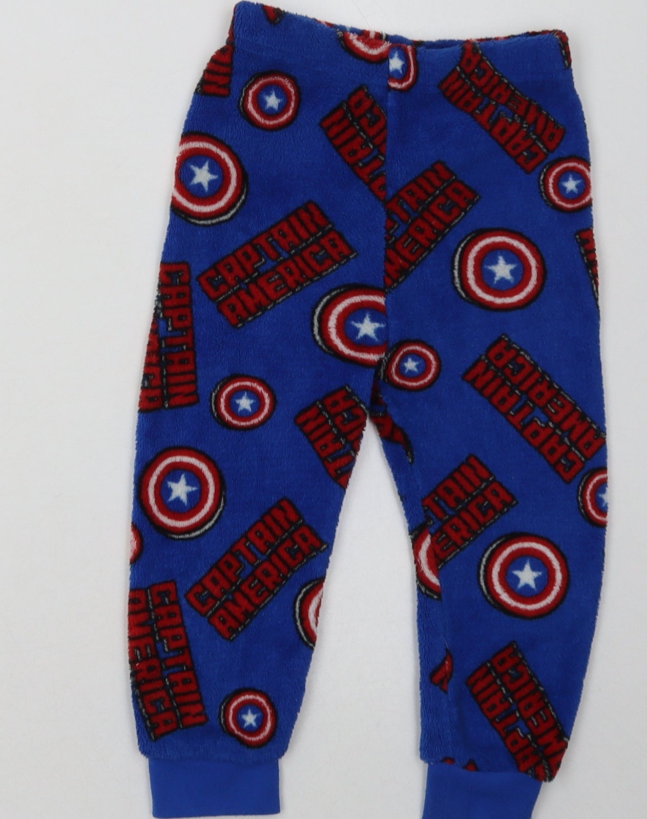 Primark Boys Blue Geometric Polyester  Pyjama Pants    - Marvel