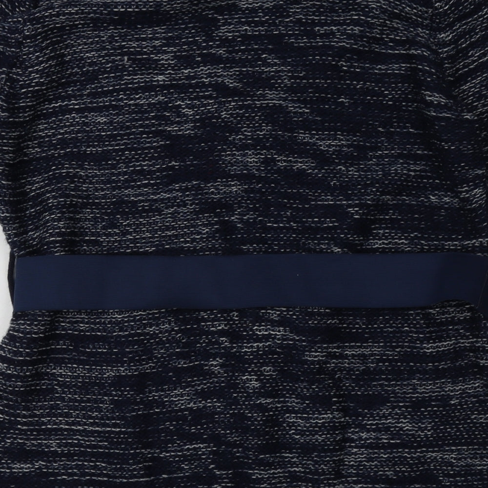 Matalan Womens Blue  Acrylic Jumper Dress  Size 20  Roll Neck Pullover