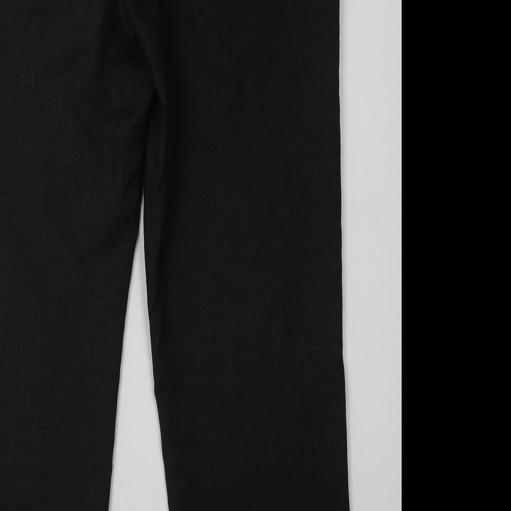 F&F Mens Grey  Polyester Trousers  Size 36 L31 in Regular Hook & Eye