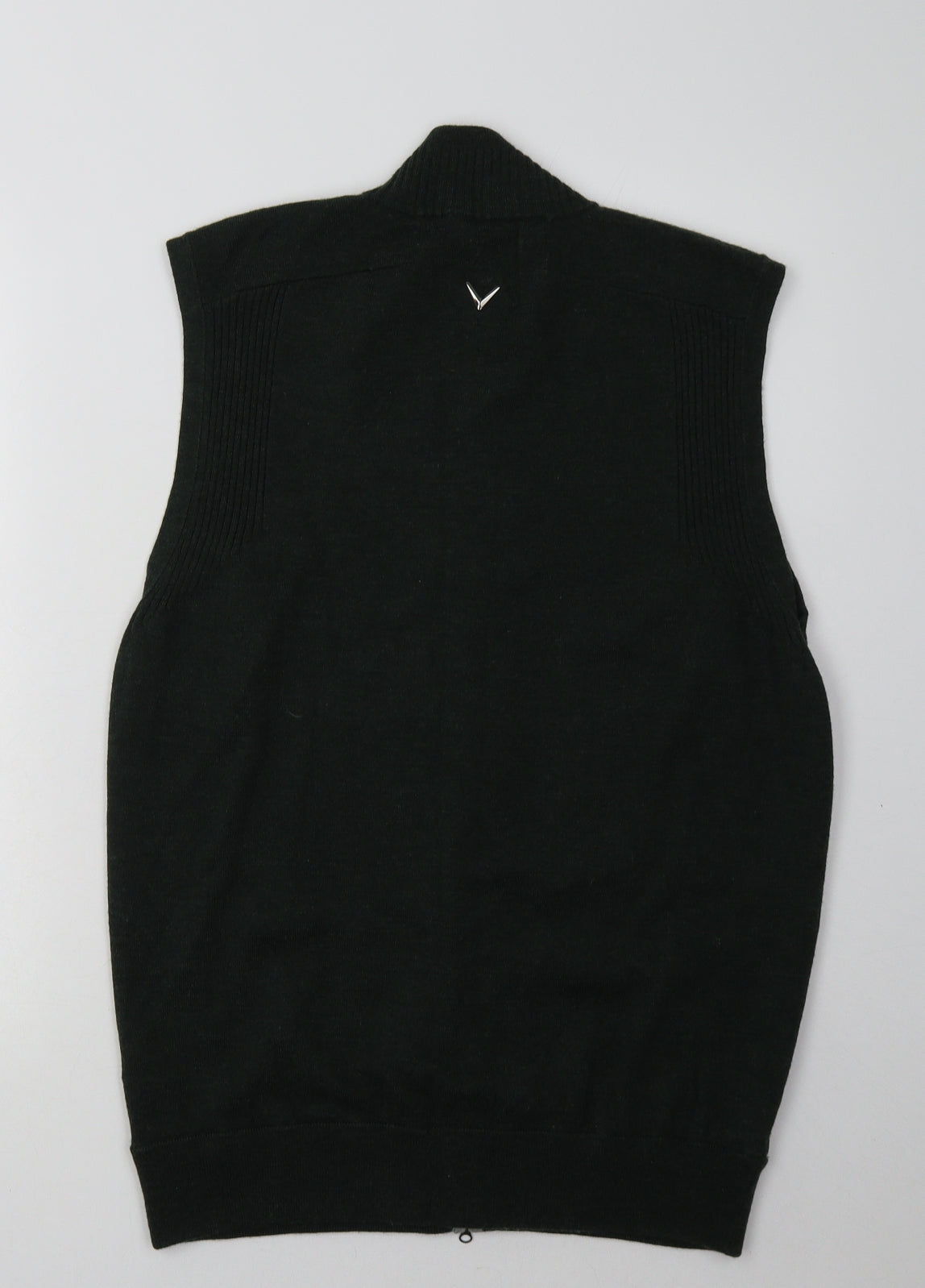 Callaway Mens Green  Wool Full Zip Sweatshirt Size L