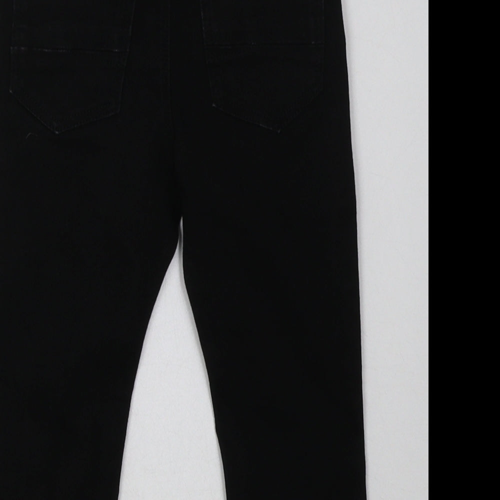 NEXT Girls Black  Cotton Straight Jeans Size 2 Years  Regular Button