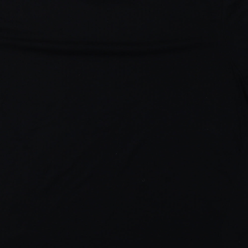 Nike Mens Black  Polyester Basic T-Shirt Size L Crew Neck Pullover