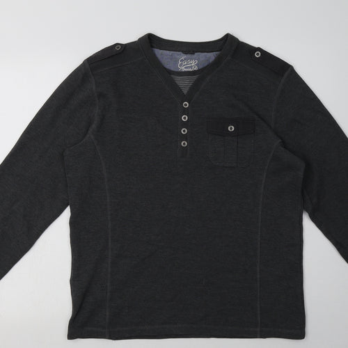 Matalan Mens Grey  Polyester Pullover Sweatshirt Size M