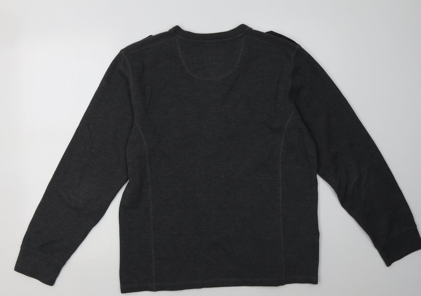 Matalan Mens Grey  Polyester Pullover Sweatshirt Size M