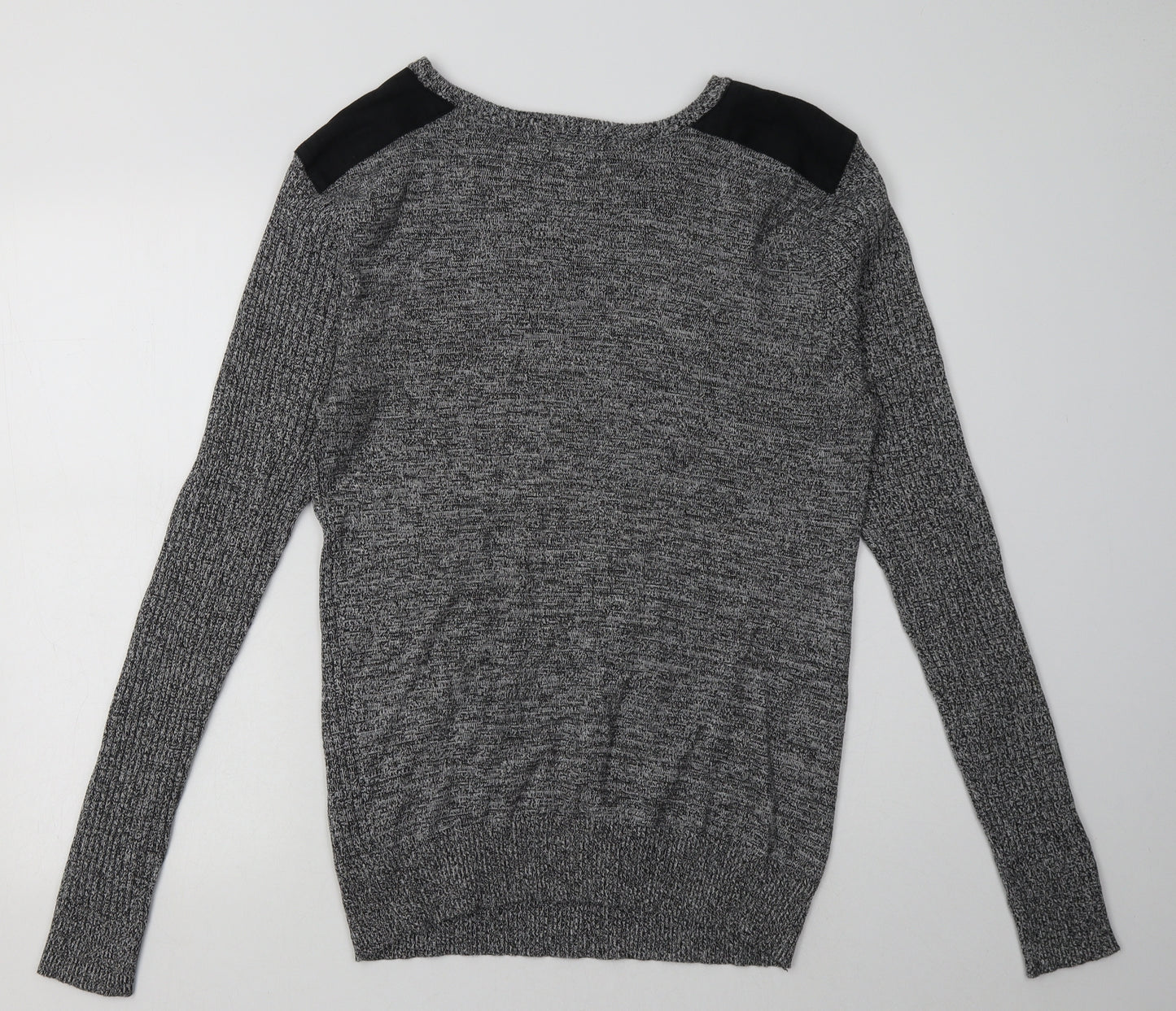 Twisted Soul Mens Grey  Cotton Pullover Sweatshirt Size M