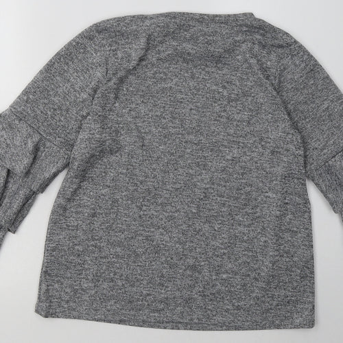 Very Womens Grey  Polyester Pullover Sweatshirt Size 14  Pullover