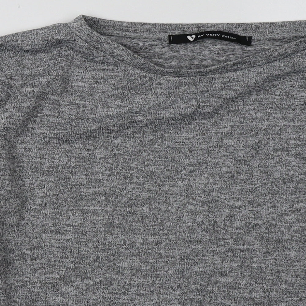 Very Womens Grey  Polyester Pullover Sweatshirt Size 14  Pullover