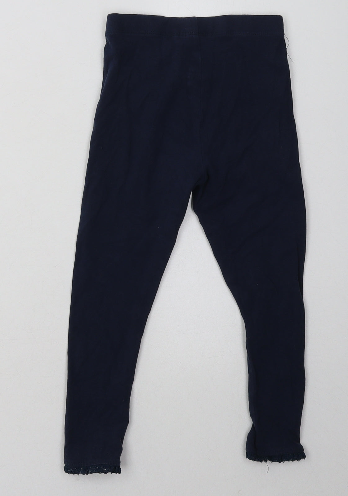 NEXT Girls Blue  Cotton Sweatpants Trousers Size 5-6 Years  Regular