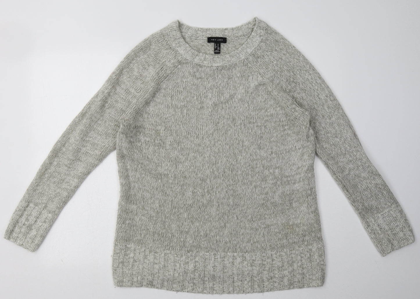 New Look Mens Beige  Acrylic Pullover Sweatshirt Size M