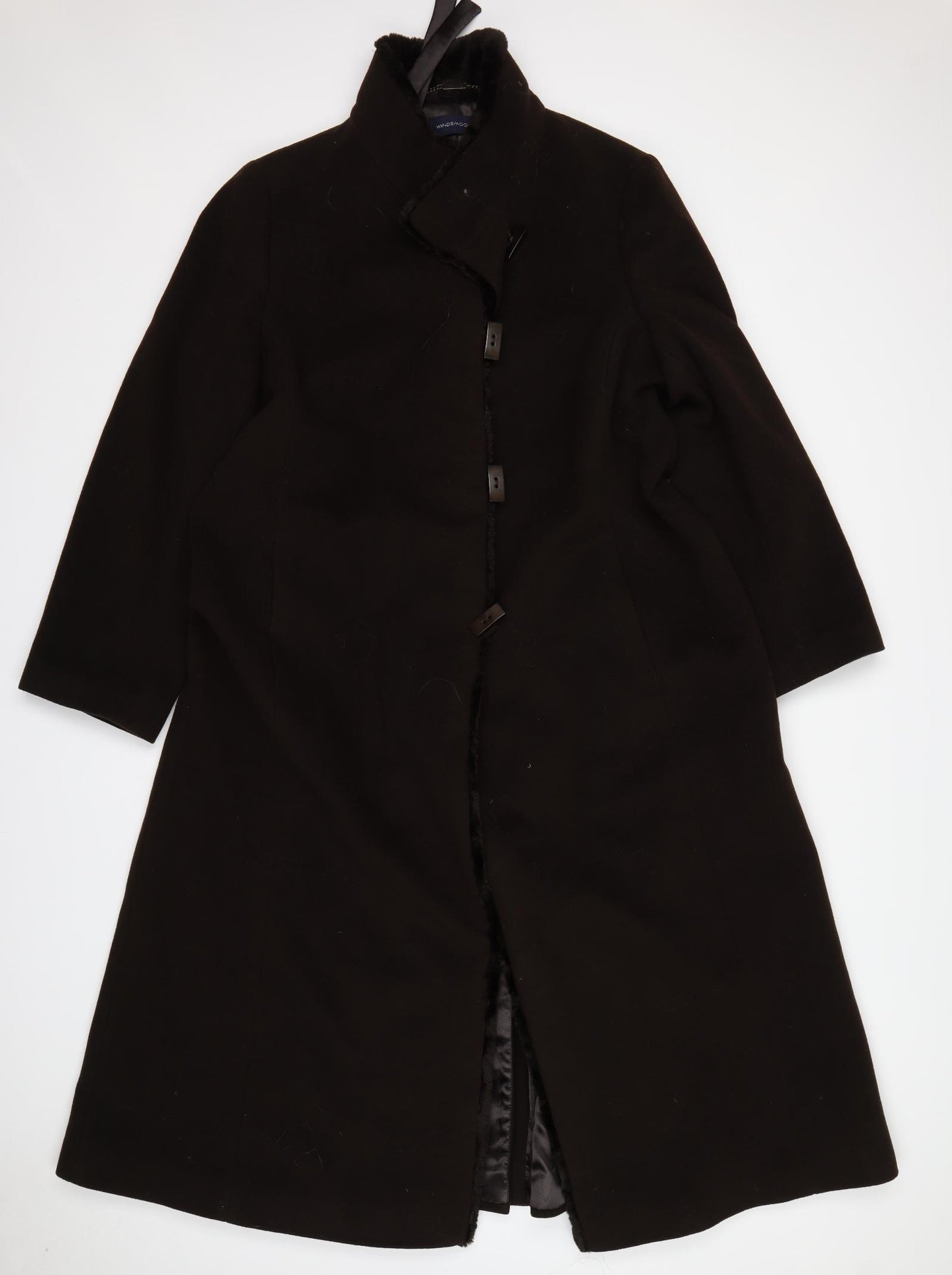 Windsmoor Womens Brown   Overcoat Coat Size 18