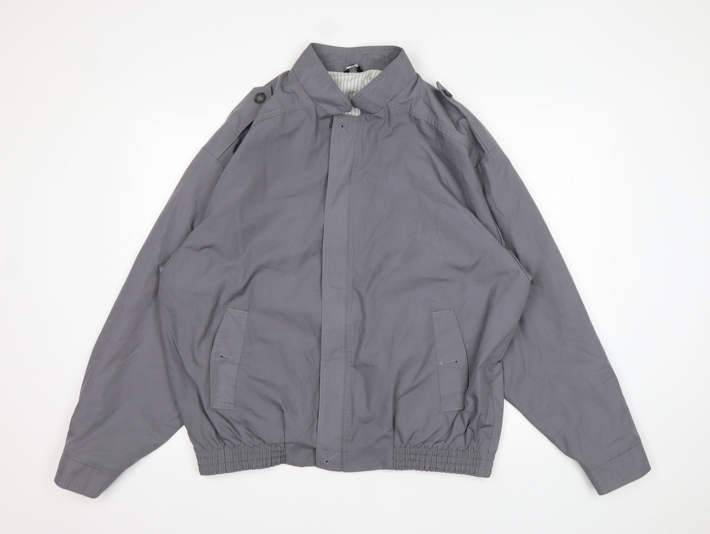 StMichael Mens Grey   Bomber Jacket Jacket Size XL