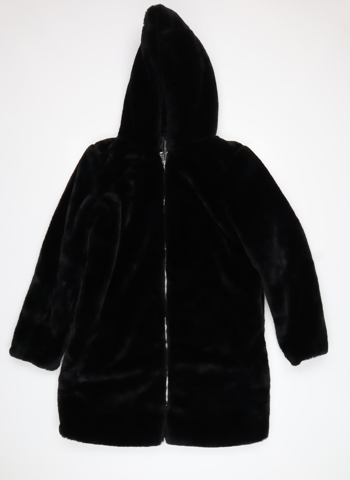 Primark Womens Black   Overcoat Coat Size S