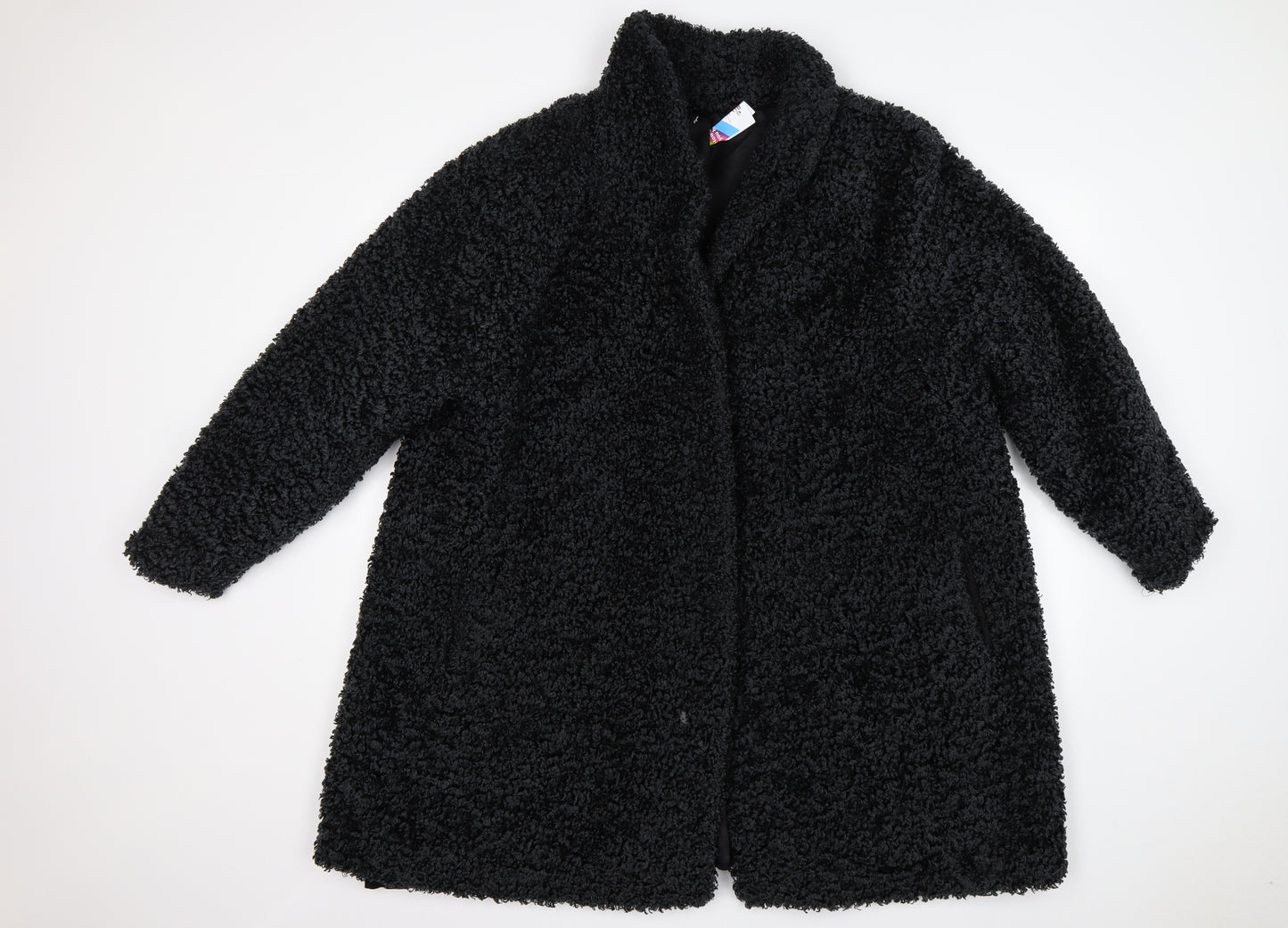 Anne Tyrrell Womens Black   Overcoat Coat Size 12