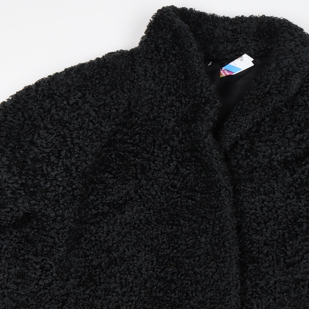 Anne Tyrrell Womens Black   Overcoat Coat Size 12