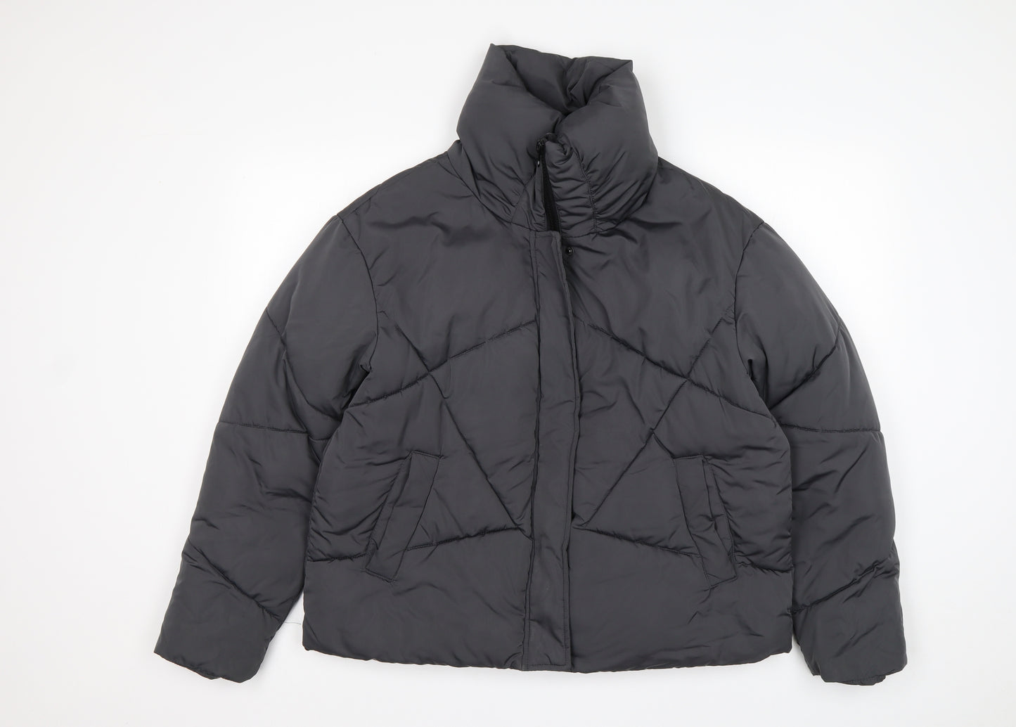 George Womens Grey   Puffer Jacket Jacket Size M