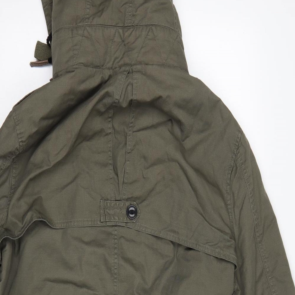 River Island  Mens Green   Parka Coat Size L